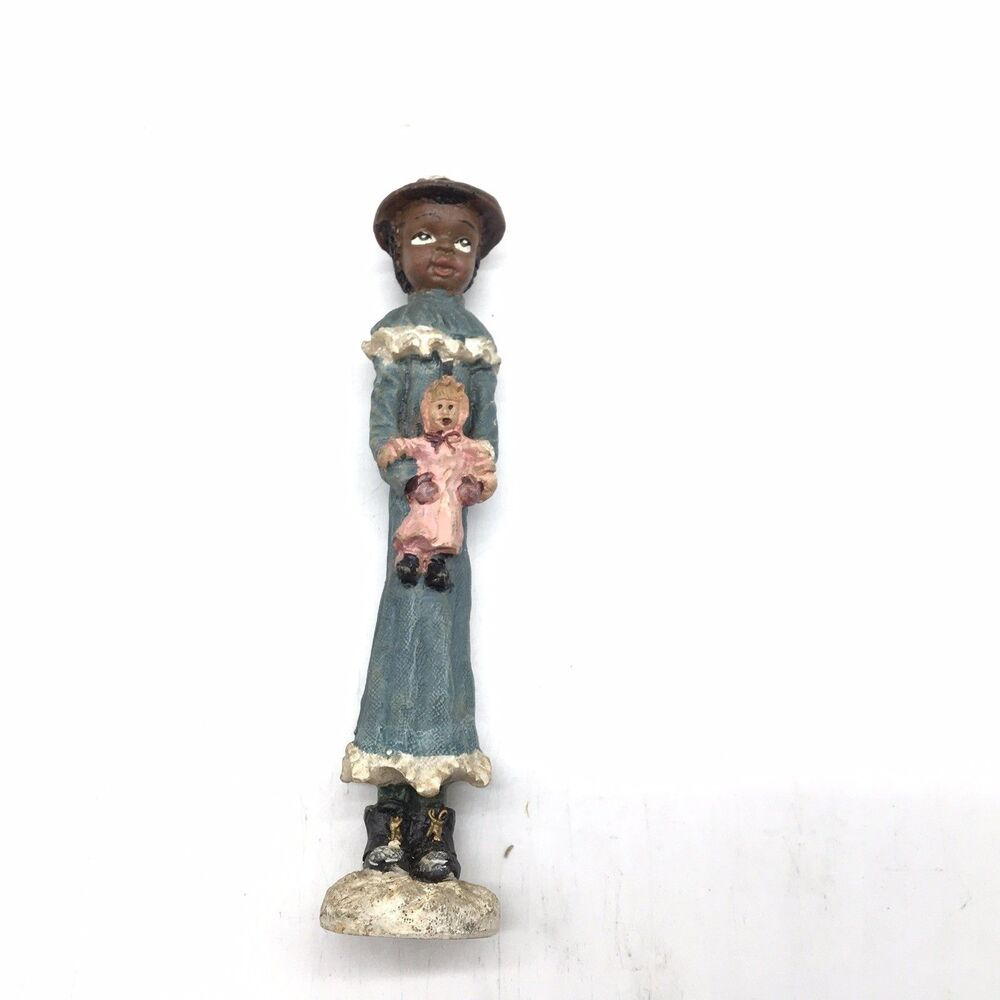 Rare Windsor Collection African American Caroler Figurine  Little Girl Vintage